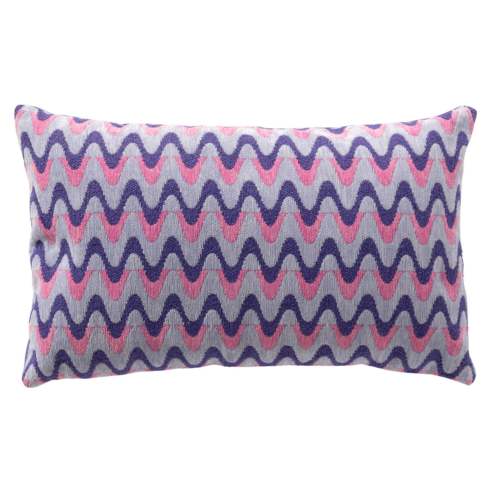 Soft Stripe Pudetræk 45×45 — Rose & Ivory