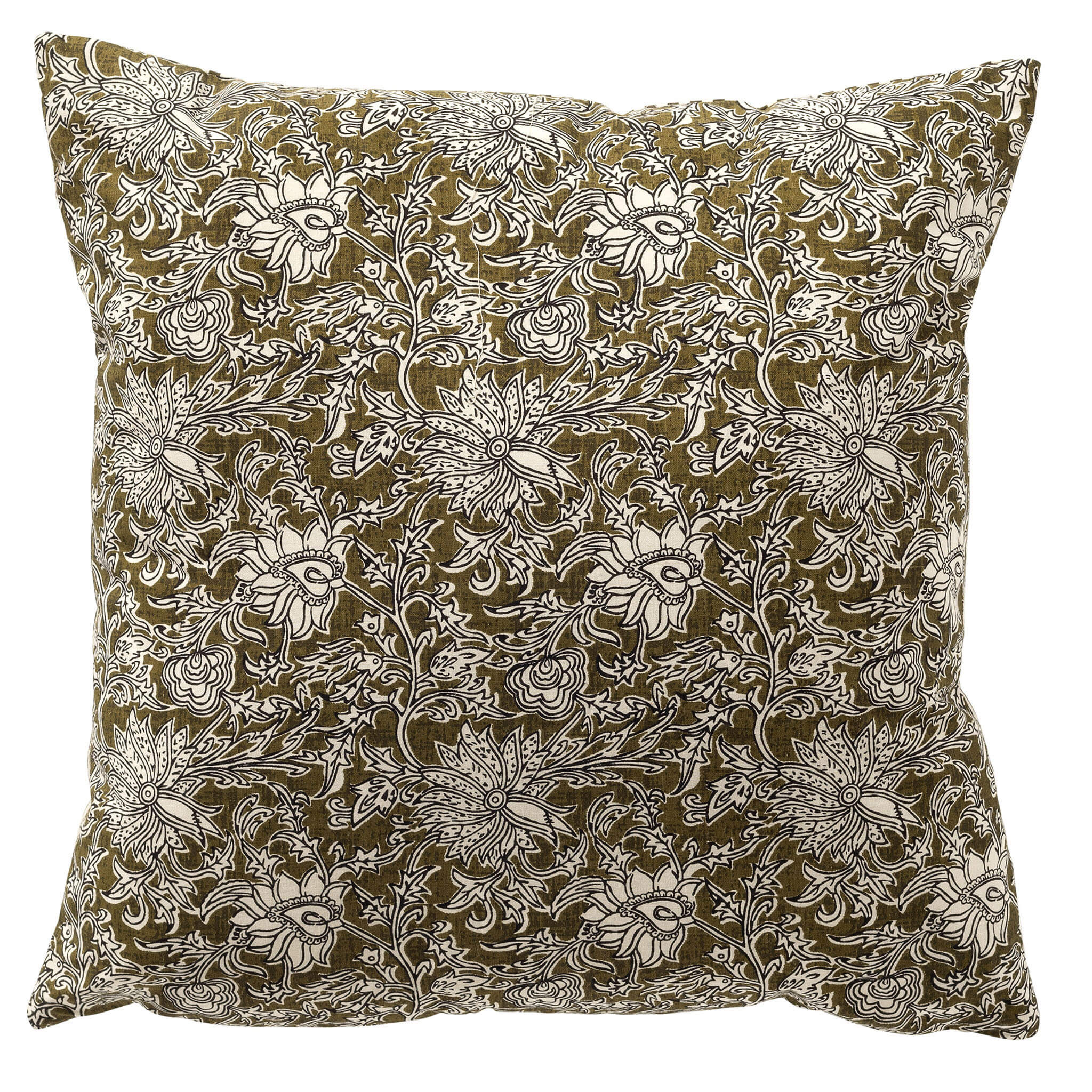 Garden Bloom Pude med Fyld 45×45 — Sage Green